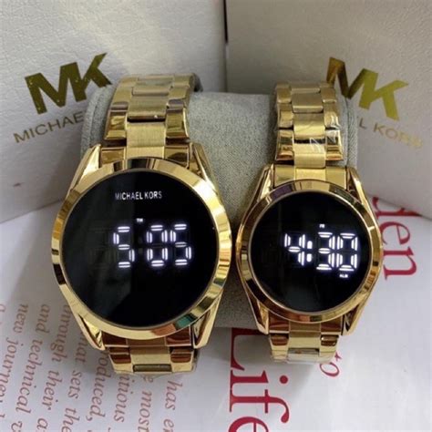 mk touch watch set time